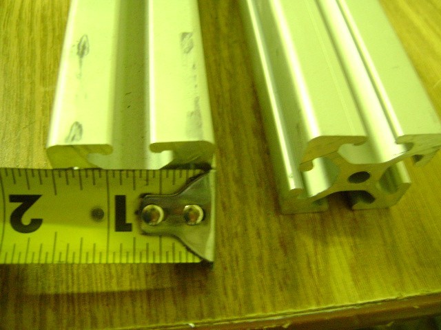 1.5″ X 1.5″ 80/20 T-SLOT ALUMINUM EXTRUSION 1.5″ X 1.5″ X 45″ Lot of 2