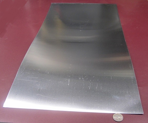 1100 Aluminum Sheet (1/2 Hard- H14) .032″ (1/32″) Thick x 12.0″ Wide x 24.0″