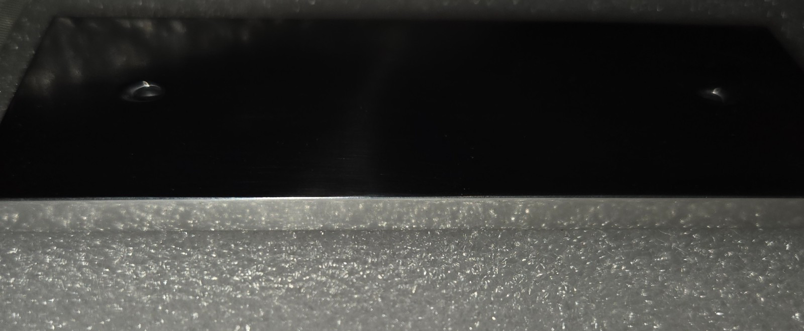 Heavy Aluminum Blank Engraving Plate 4-3/4″ X 2″ x 1/4″ Thick W/ 2 Mounting Hole