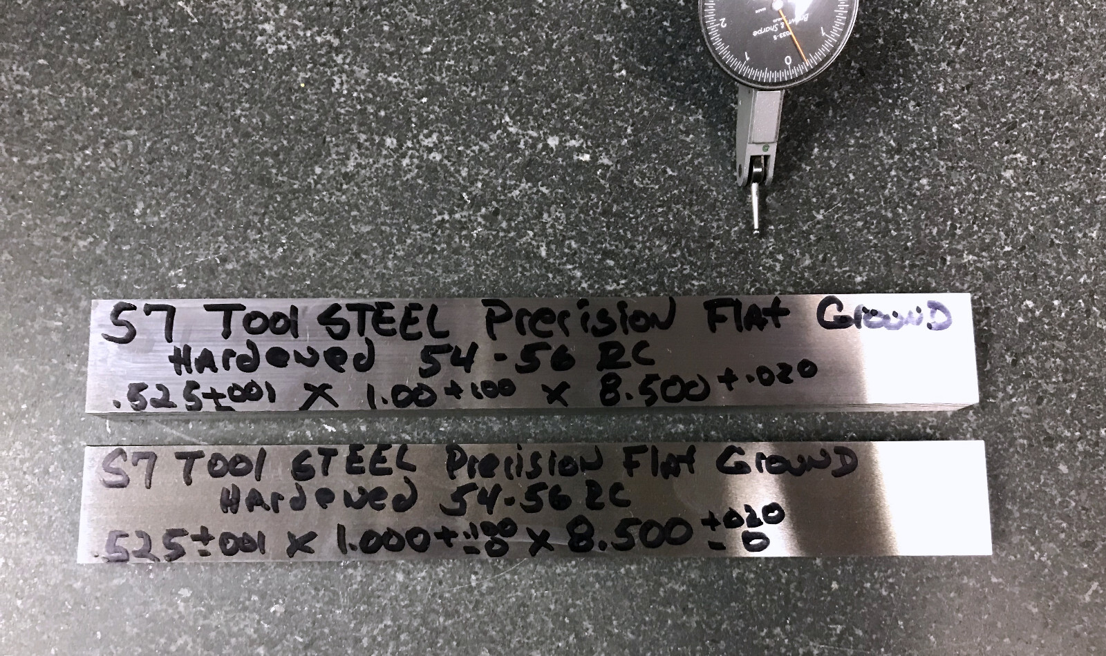 S7 TOOL STEEL 1/2″ HARDENED .525 X 1.100 X 8.50″ Flat Ground Bar Stock Molding
