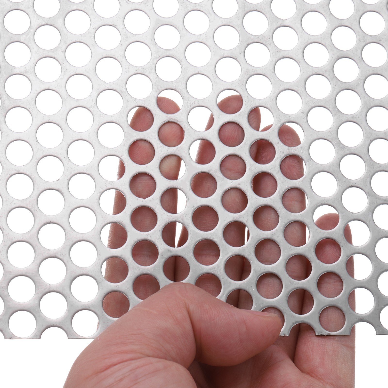 20GA 15.7″ x 7.9″ Round Hole 304 Stainless Steel Perforated Sheet