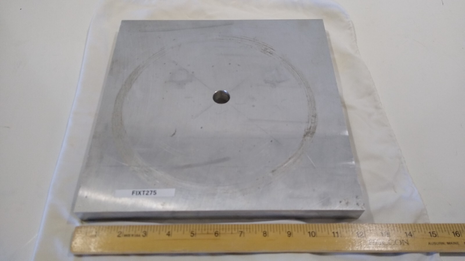 1″ Thick Aluminum Industrial Tooling Plate 12″ x 12″ in size, 6061 7075