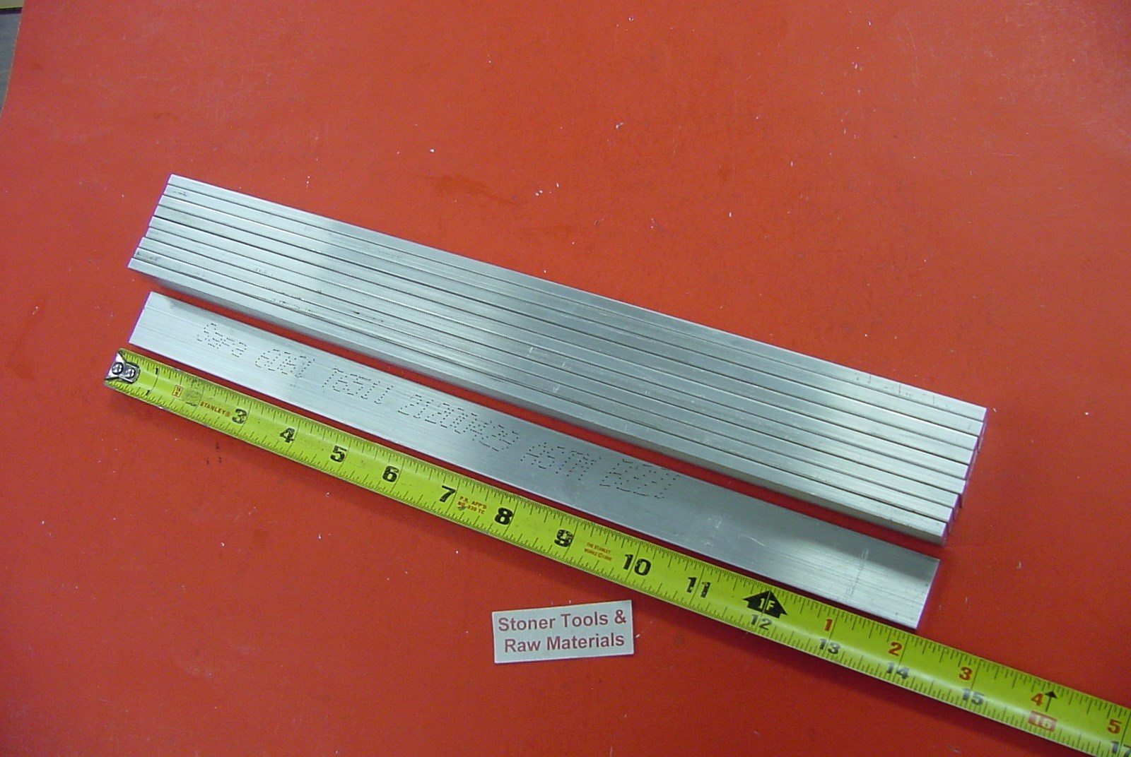 10 pieces 3/16″ X 1″ ALUMINUM 6061 FLAT BAR 14″ long T6511 Extruded Mill Stock