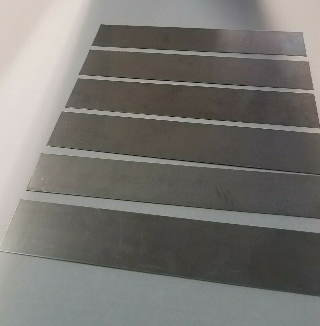 Stainless Steel Sheet Metal (6 pieces) 24ga. 1-1/4″ x 9″ Type 316 S S