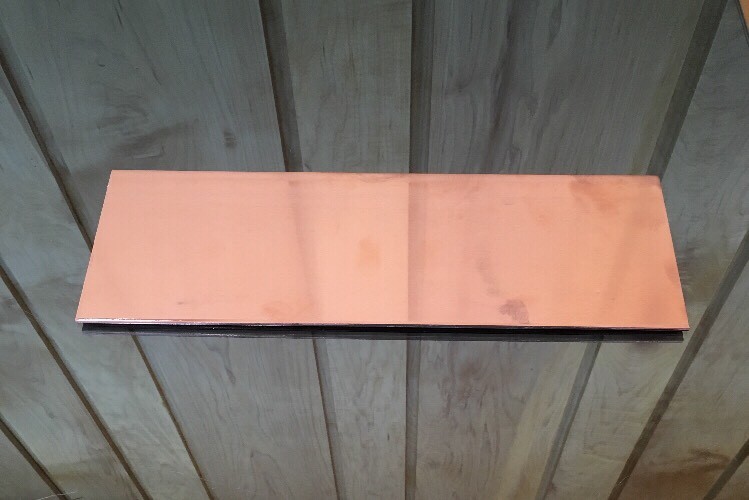 1/8″ COPPER SHEET PLATE NEW 4″x12″ .125 THICK *CUSTOM SIZES AVAILABLE*