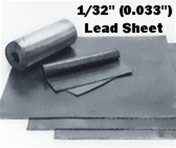Sheet Lead – 1/32 inch x 24 inches x 36 inches