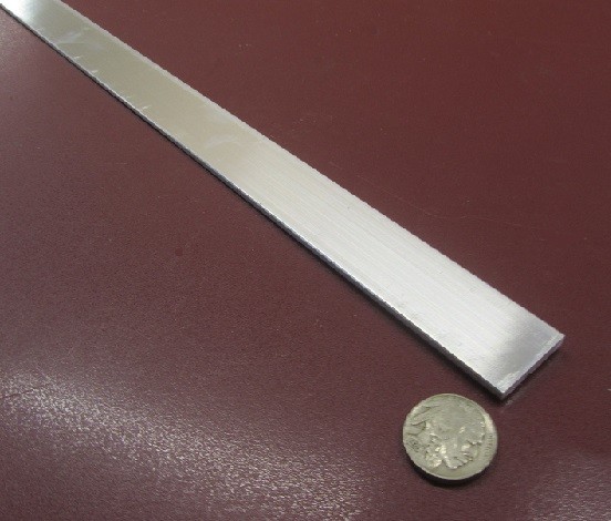 6061 T6 Aluminum Bar, 3/32″ (.093″) Thick x 1.0″ Wide x 36″ Length, 4 Units