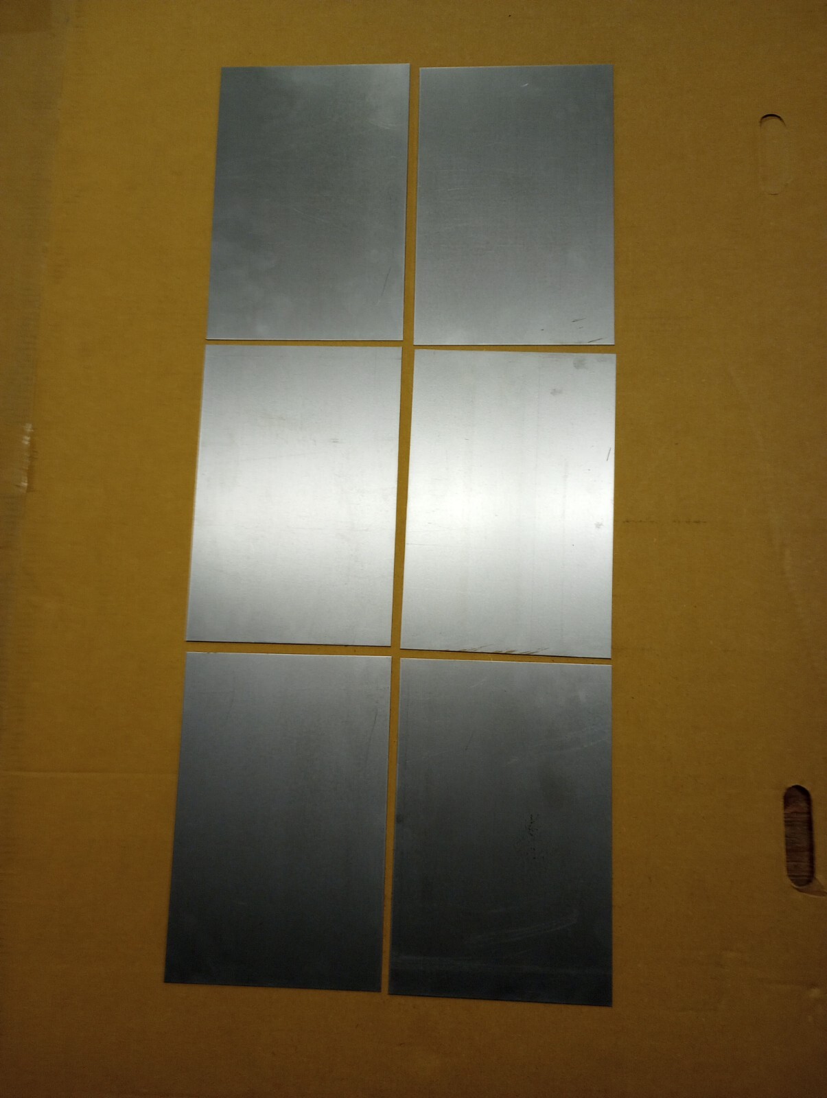 20 GAUGE STEEL SHEET METAL COLD ROLL 6 PIECES 0.036″ THICK 12″ LONG X 8″ WIDE