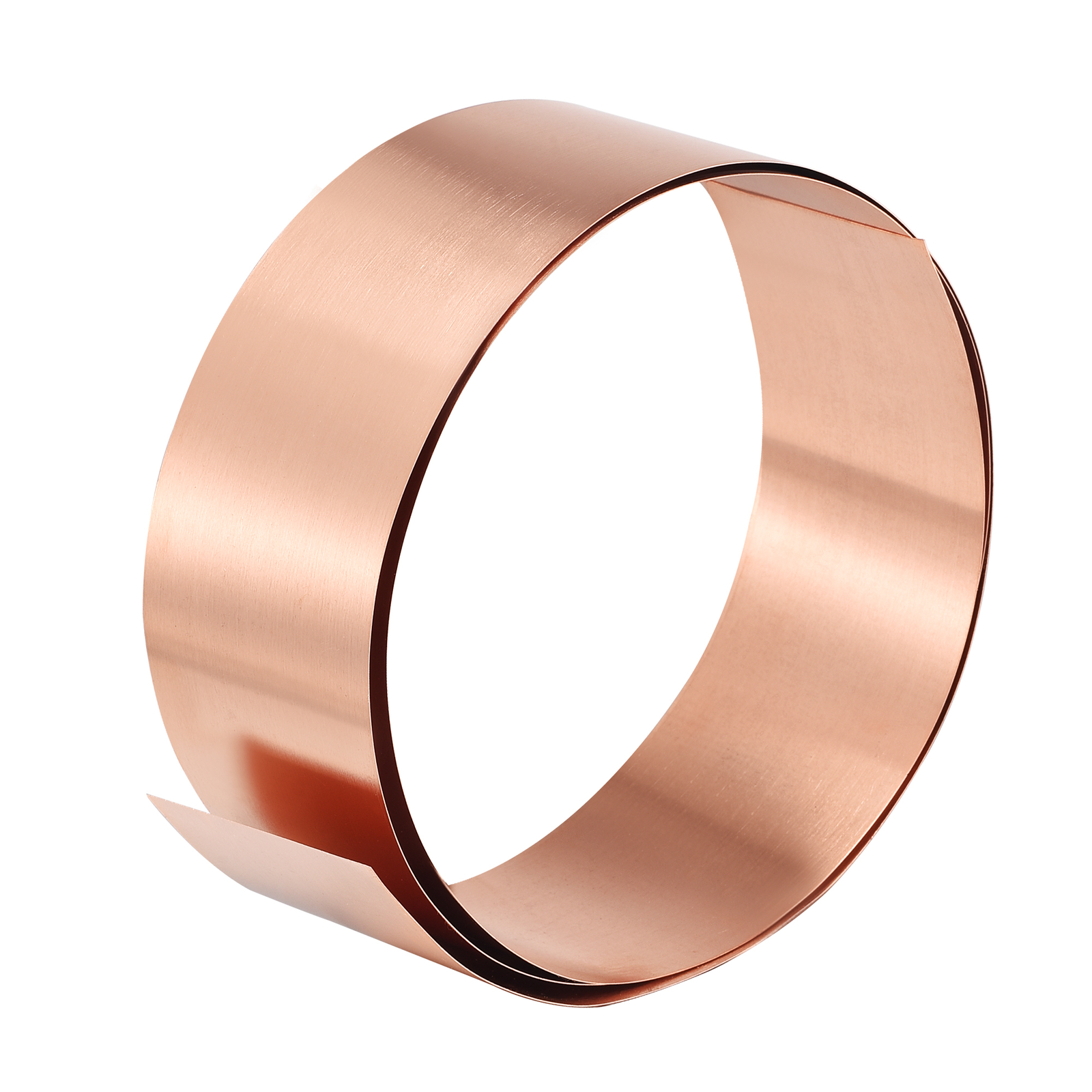 Copper Sheet Roll Metal Foil Plate 39.4“ x 2” x 0.008“