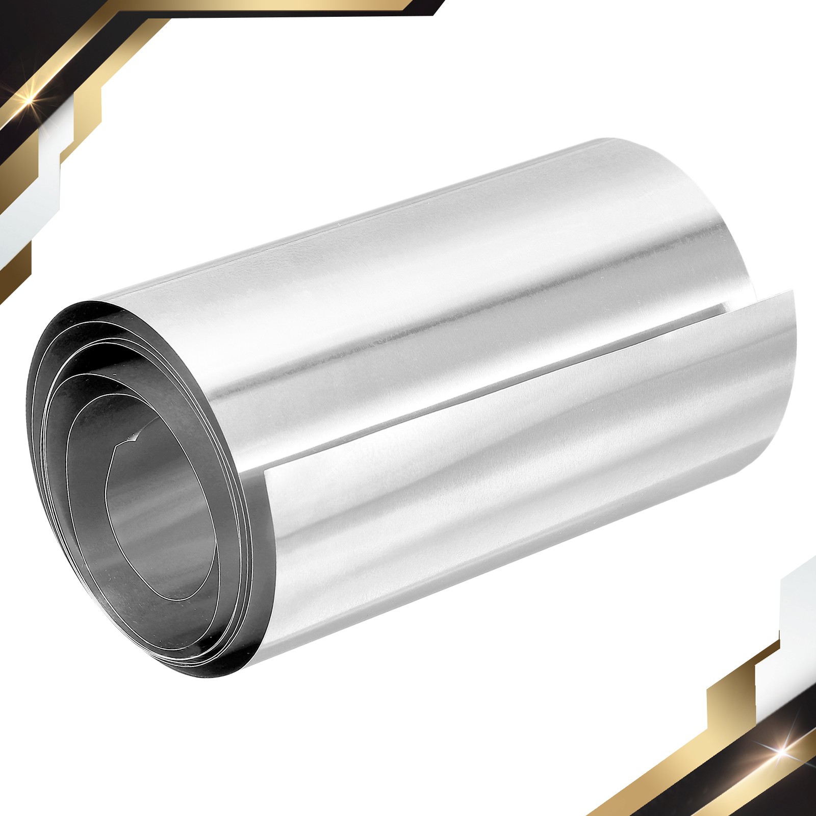 4″ x 78.7″ Aluminum Flashing Flashing Roll Roofing Sheet Metal Roll 0.1mm Thick