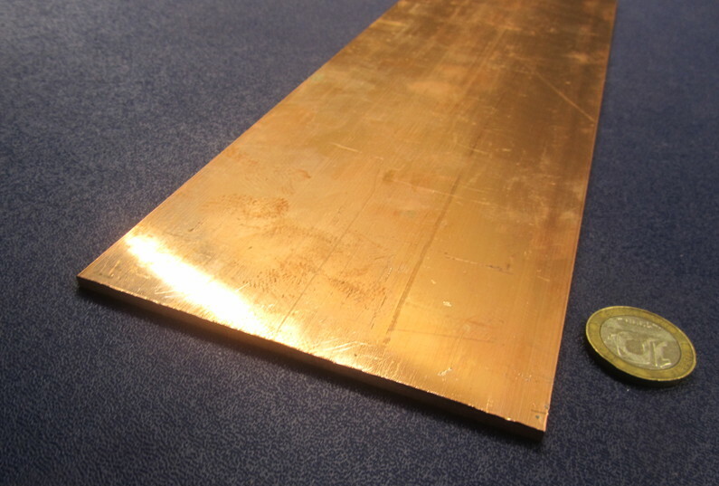 110 Copper Bar H02, 1/8″ Thick x 4.0″ Wide x 4 Ft Length