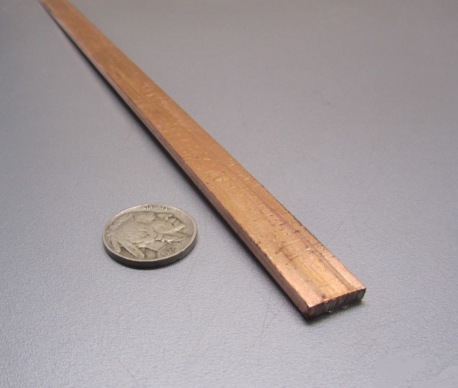 110 Copper Bar H02, 1/8″ Thick x 1/2″ Wide x 48 Inch Length