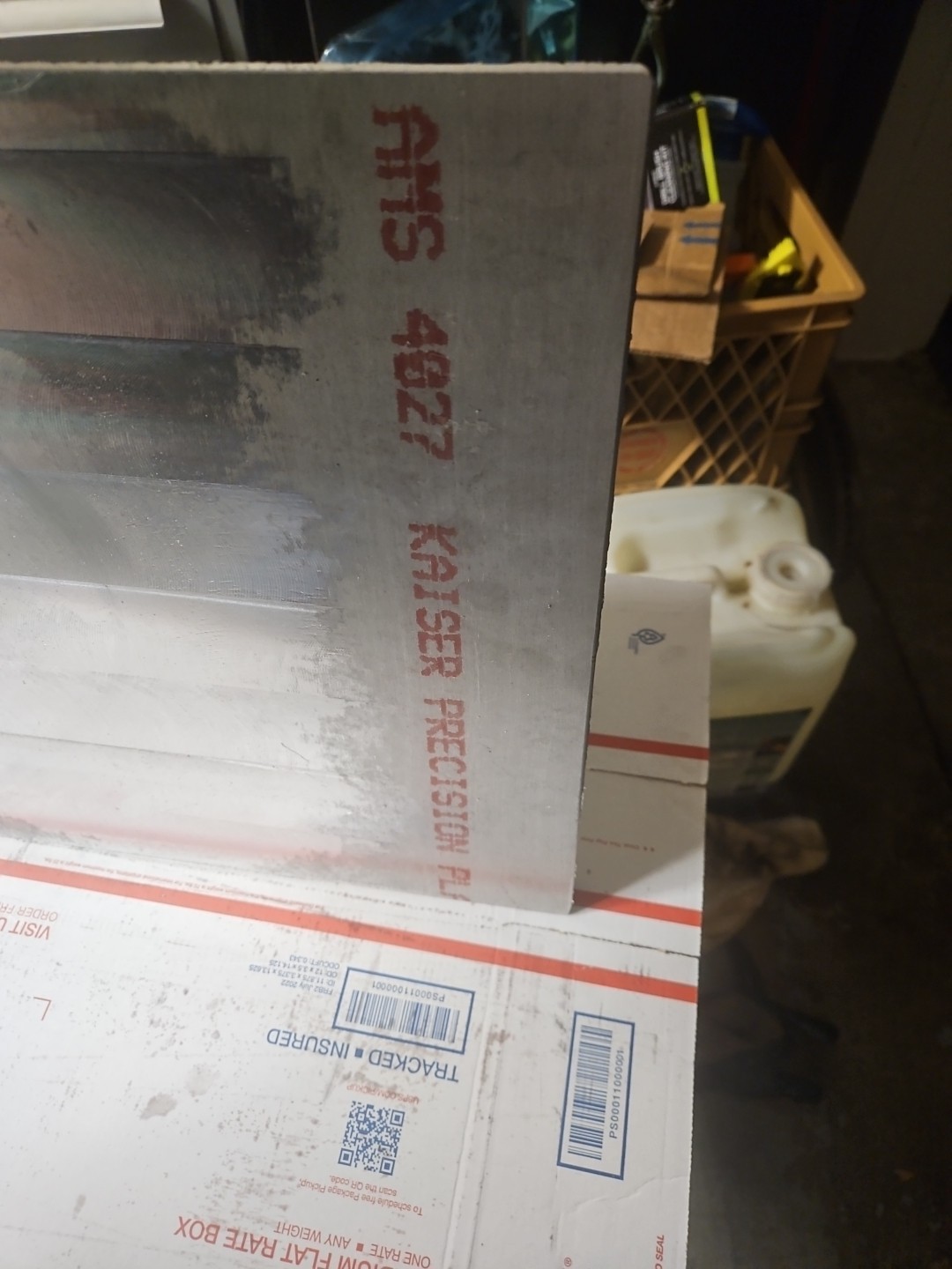 KAISER aluminum plate 6061-T651 3/4″ X 19″ X 13″” Made In USA