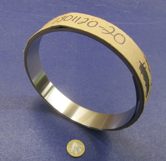 301 Stainless Steel Sheet Shim, .020″ (+/-.0010″) x 1.0″ Width x 10 Foot Length