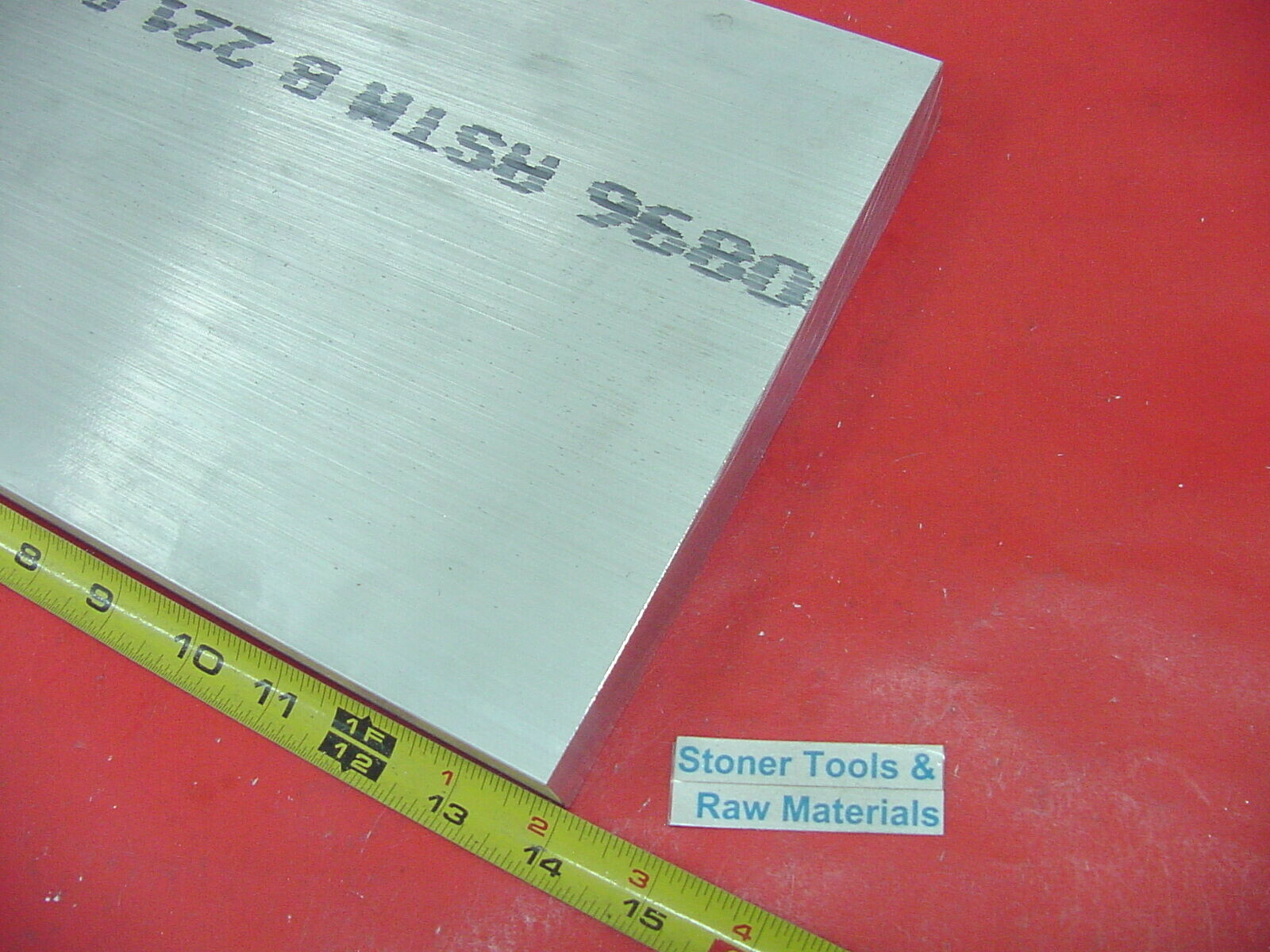 1/2″ X 10″ ALUMINUM 6061 FLAT BAR 14″ Long SOLID T6511 Extruded Mill Stock New