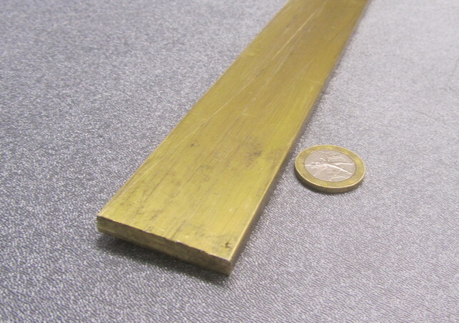 385 Brass Flat Bar 1/4″ Thick x 1 1/2″ Wide x 4 Foot Length