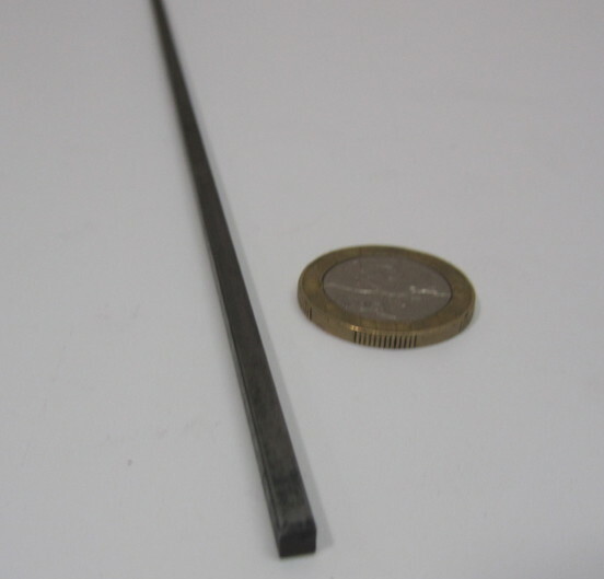 1018 Steel Square Bar, 1/8″ Thick x 1/8″ Wide x 12″ Length, 24 Pcs, 24 Ft Total