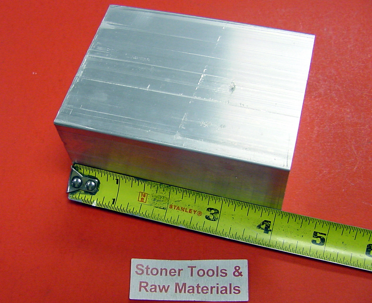 2-1/2″ X 3-1/2″ ALUMINUM 6061 FLAT BAR 4″ Long Solid Extruded Mill Bar Stock New
