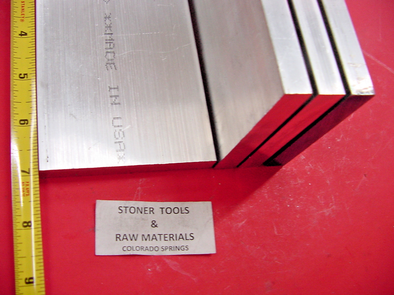 4 Pieces 1/2″ X 3-1/2″ ALUMINUM 6061 FLAT BAR 7″ long T6511 Extruded Mill Stock