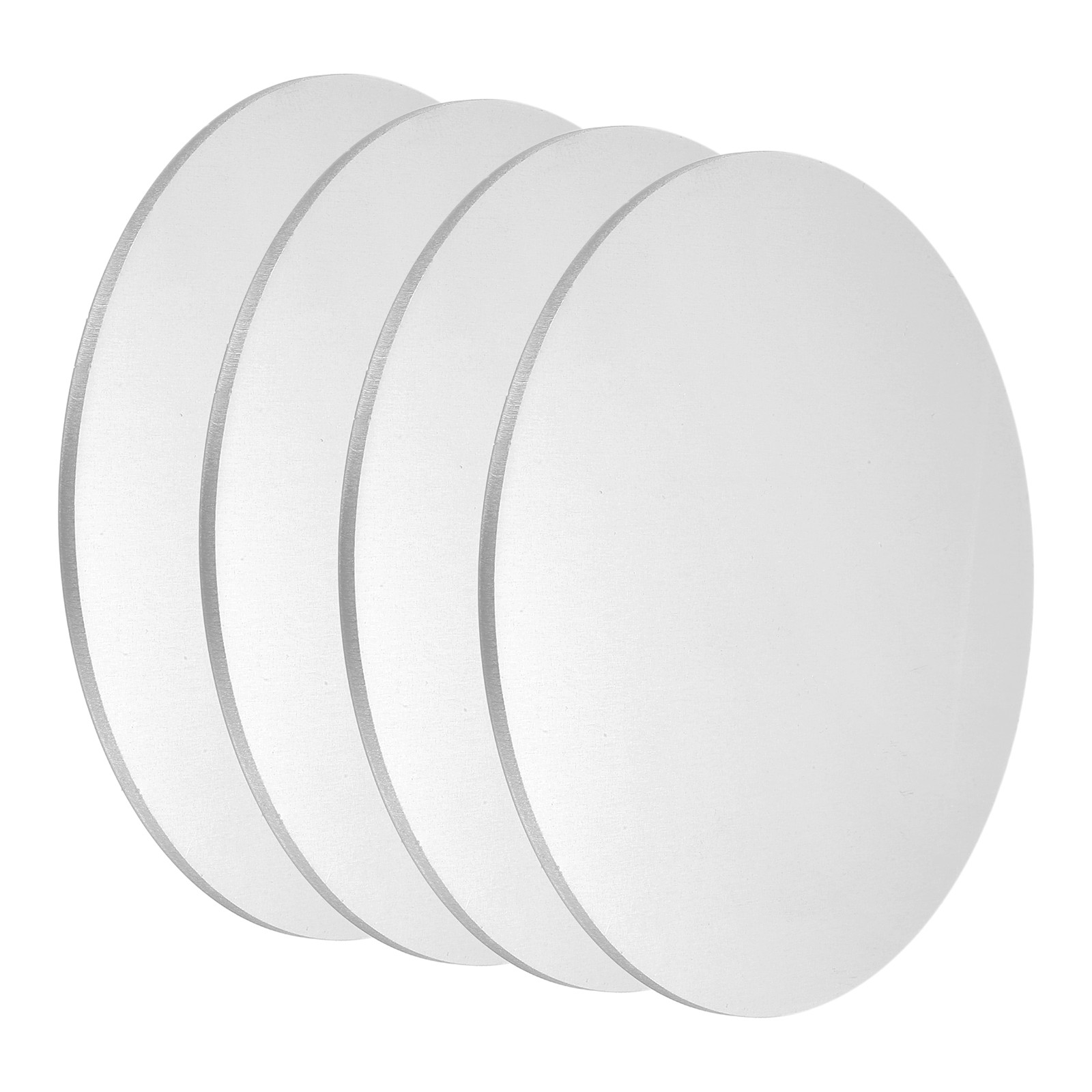 4Pcs Aluminum Disc, 4″(100mm) Dia 0.1″(2.5mm) Thick Round 6061 Aluminum Sheets