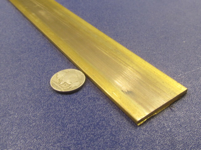 360 Brass Flat Bar 1/8″ Thick x 1 1/2″ Wide x 48.0″ Length