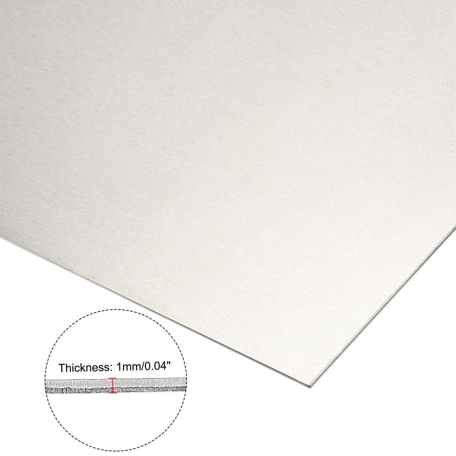 Aluminum Sheet 300mm x 150mm x 1mm Thickness 5052 Aluminum Plate