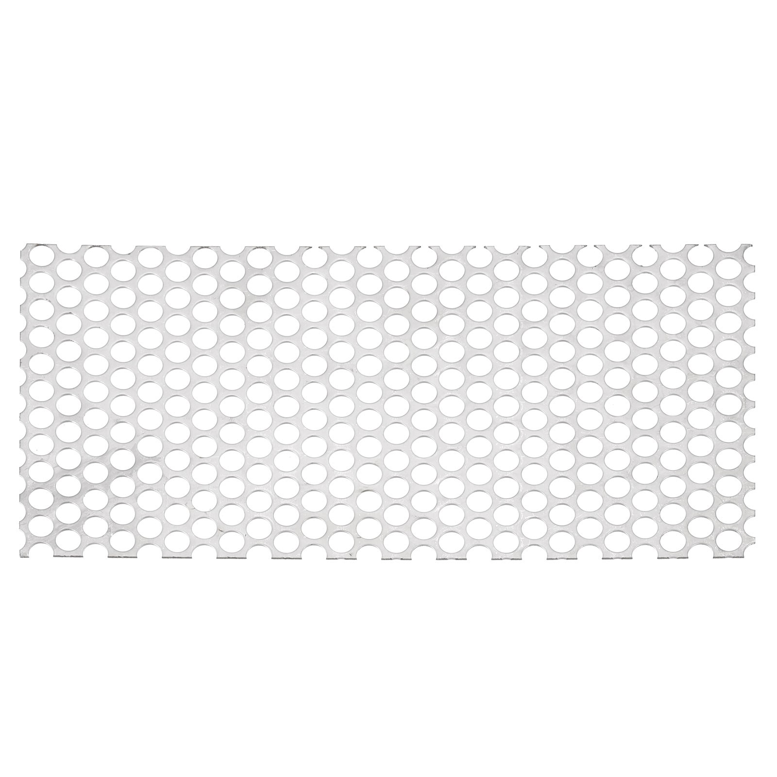 15.7″ x 7.9″ Perforated Metal Sheets, 19Ga 0.39″ Round Hole Mesh