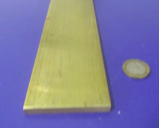 360 Brass Flat Bar 1/4″ Thick x 2 1/4″ Wide x 24.0″ Length