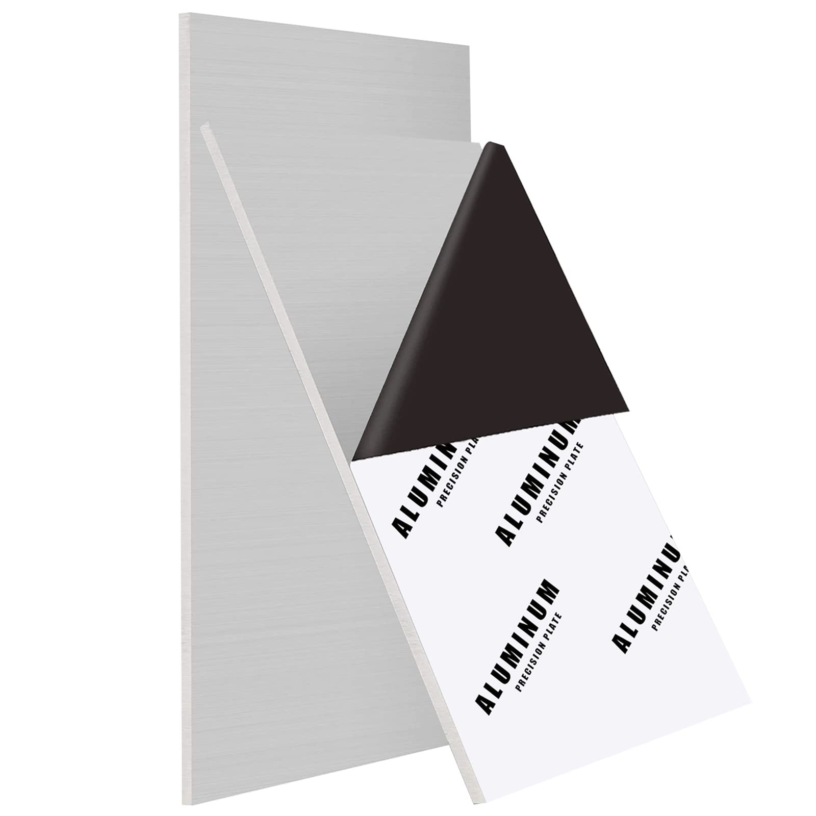 2 PCS 6061 Aluminum Sheet Plates 6x12x1/8 Inch Heavy Duty 3mm Thick Framing
