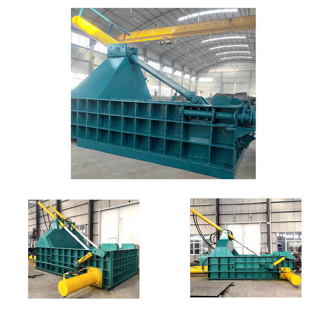 Automatic Press Metal Aluminum Waste Pressure Baler Machine Baling Compactor