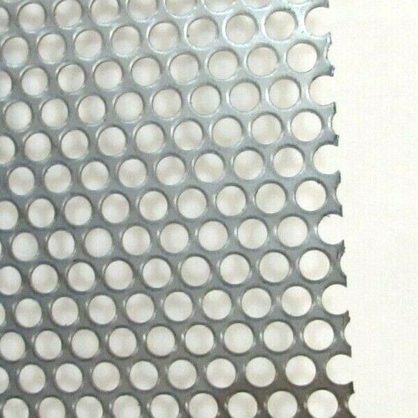 -1/4″ HOLE 18 GA.–(.048)- 304 S.S. PERFORATED SHEET–11-3/4″ x 12″