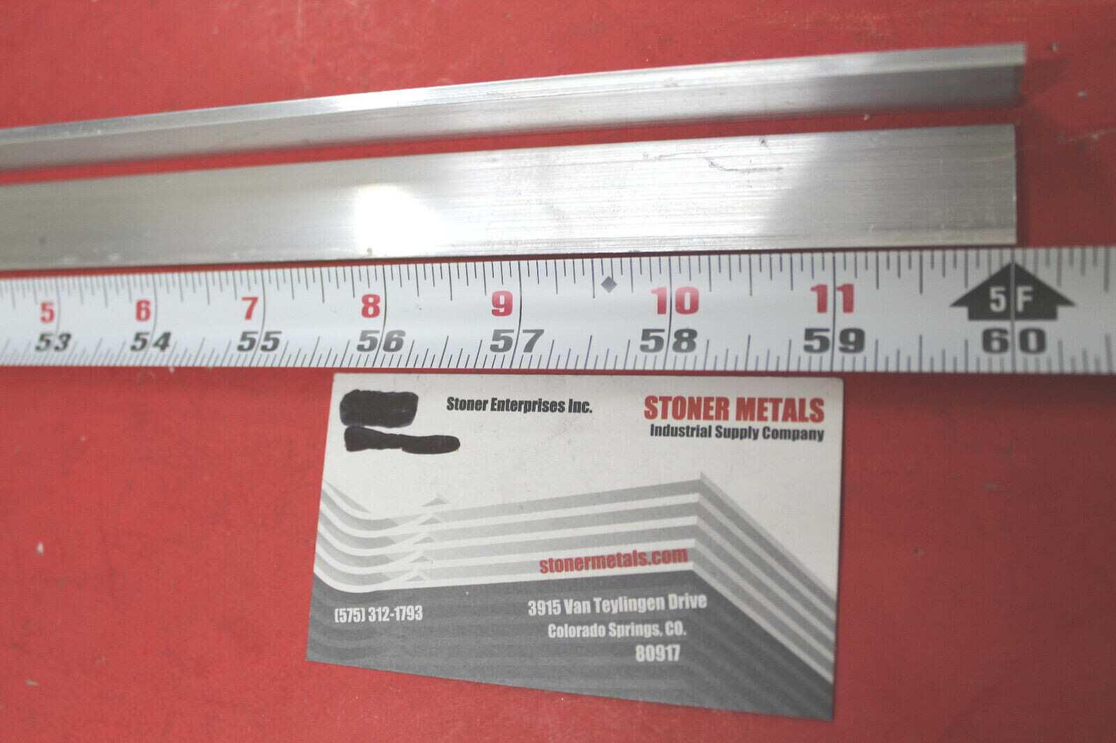 35 Pieces 1/8″ X 3/4″ ALUMINUM FLAT BAR 60″ long 6063 T52 New Mill Stock