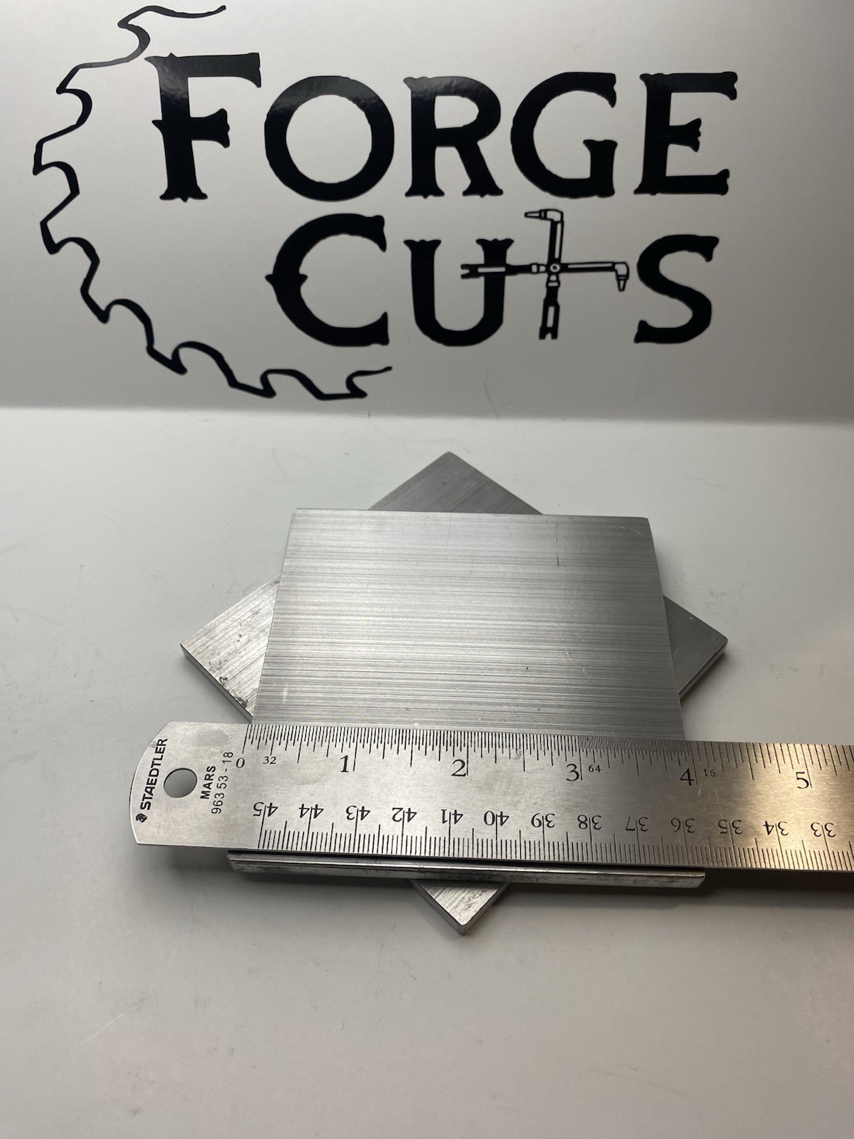 6061 Aluminum Sheet Plate 1/4”x 4″ x 4″ (2) Pack Metal Stock Aluminum Base