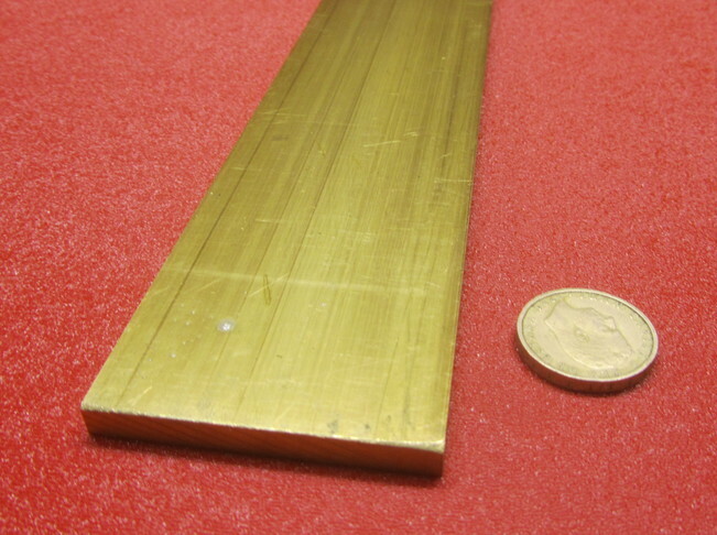 360 Brass Flat Bar 1/4″ Thick x 2 1/4″ Wide x 24.0″ Length