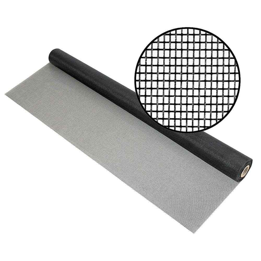 PHIFER 3000063 Screen, Roll, 100 ft L, 7 ft W, Charcoal 30AA92