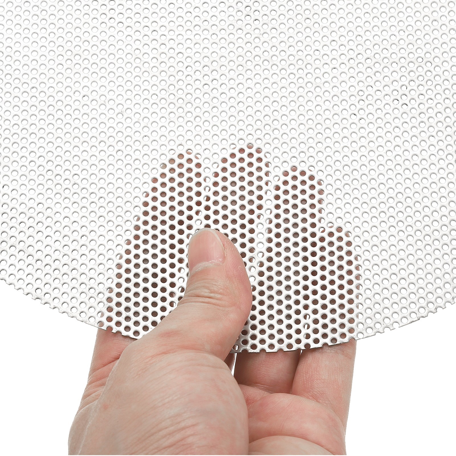 10″ 304 Stainless Steel Perforated Sheet, 0.06″ Hole Metal Mesh Plate