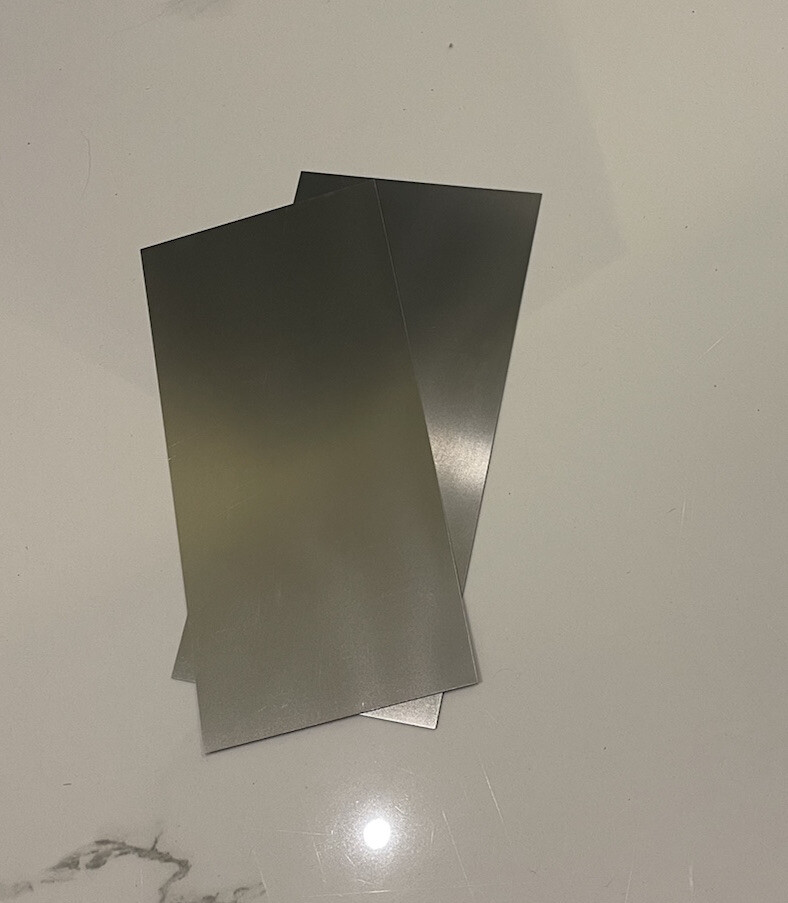 Spring steel V2A 1.4310 sheet 0.2x70x200mm 1 piece