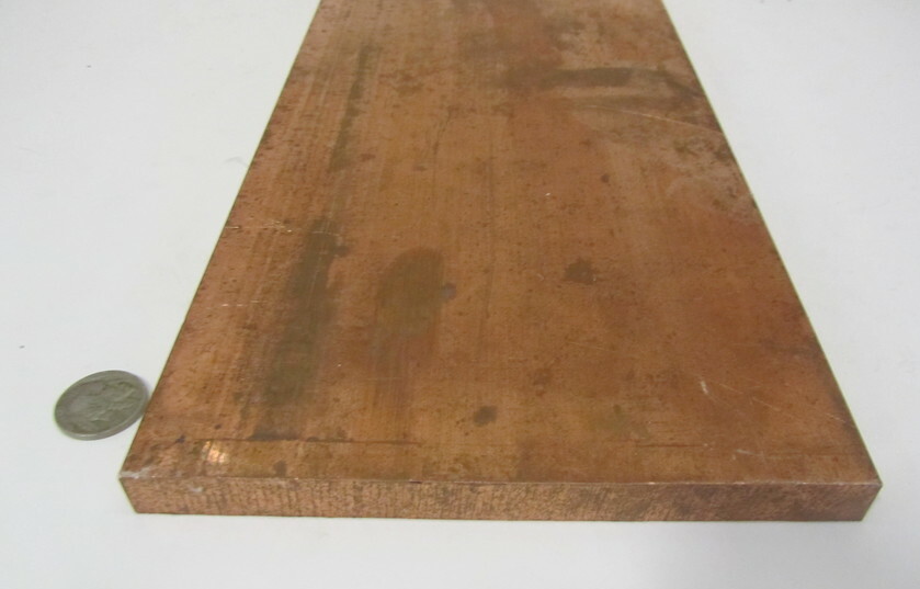 110 Copper Bar H02, 1/2″ Thick x 6.00″ Wide x 2 Ft Length