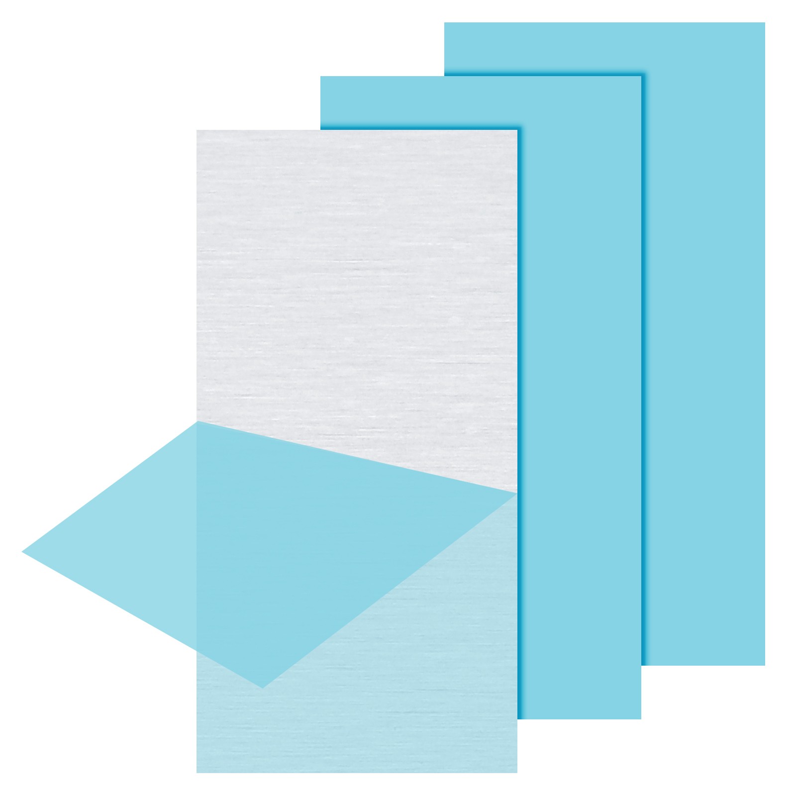 6061 T651 Aluminum Sheet Metal 12 x 6 x 5/64(0.08″) Inch 3Pcs Flat 2MM
