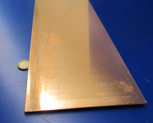 110 Copper Bar H02, .050″ Thick x 6.0″ Wide x 3 Ft Length