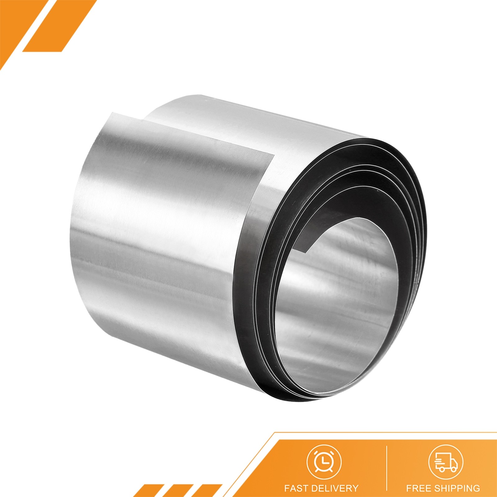304 Stainless Steel Foil Roll – 0.3mm x 50mm x 1M Polished Finish Plate