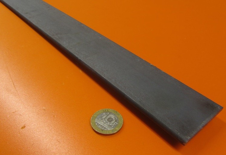 5160 Spring Steel (Knife, Blade) Bar .214″ (+/-.006″) Thick x 2 1/4″ Wide x 36″