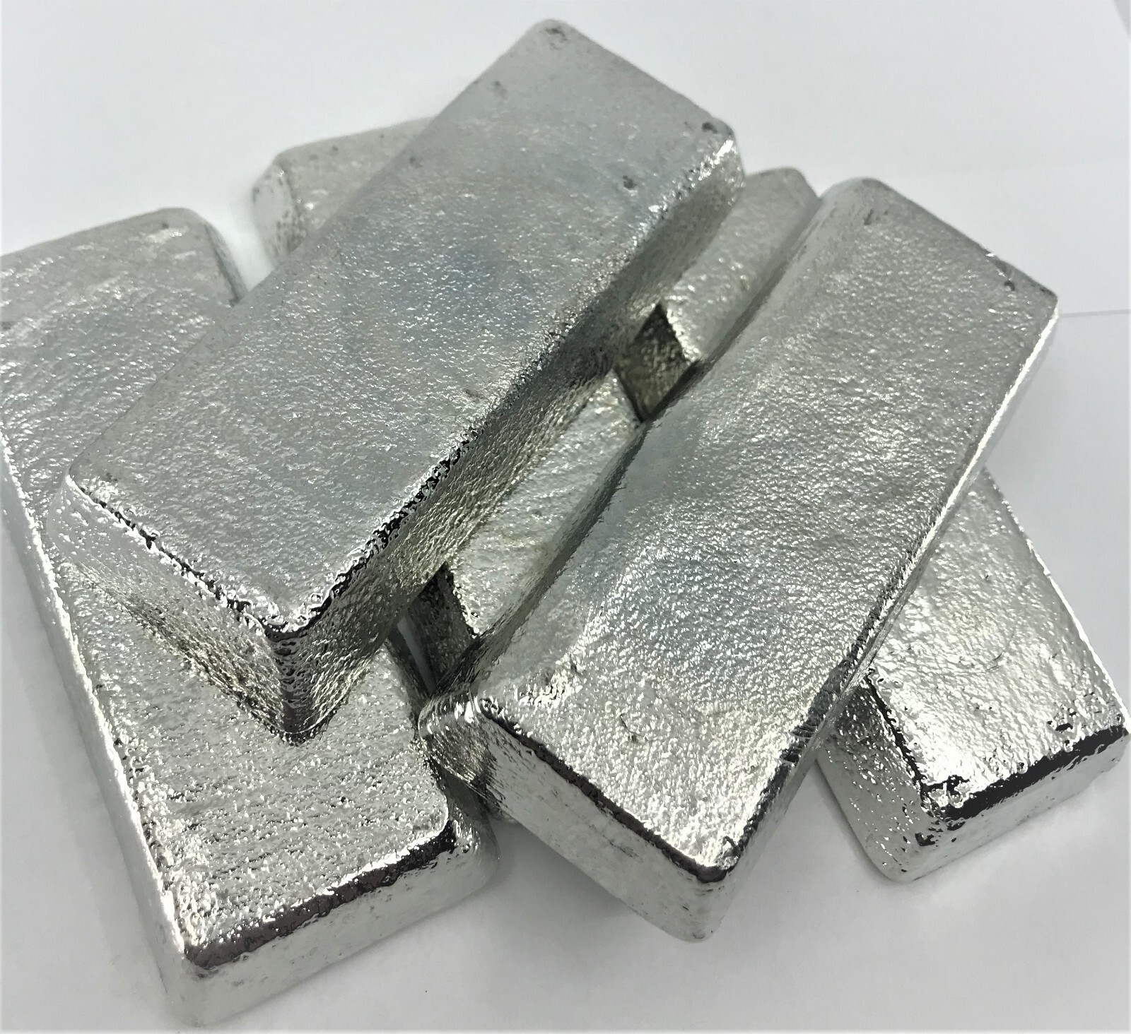 R98 Alloy Pewter Ingot 5lbs. (98%Sn, 1.5%Bi, .50%Cu) Casting 466°-590°