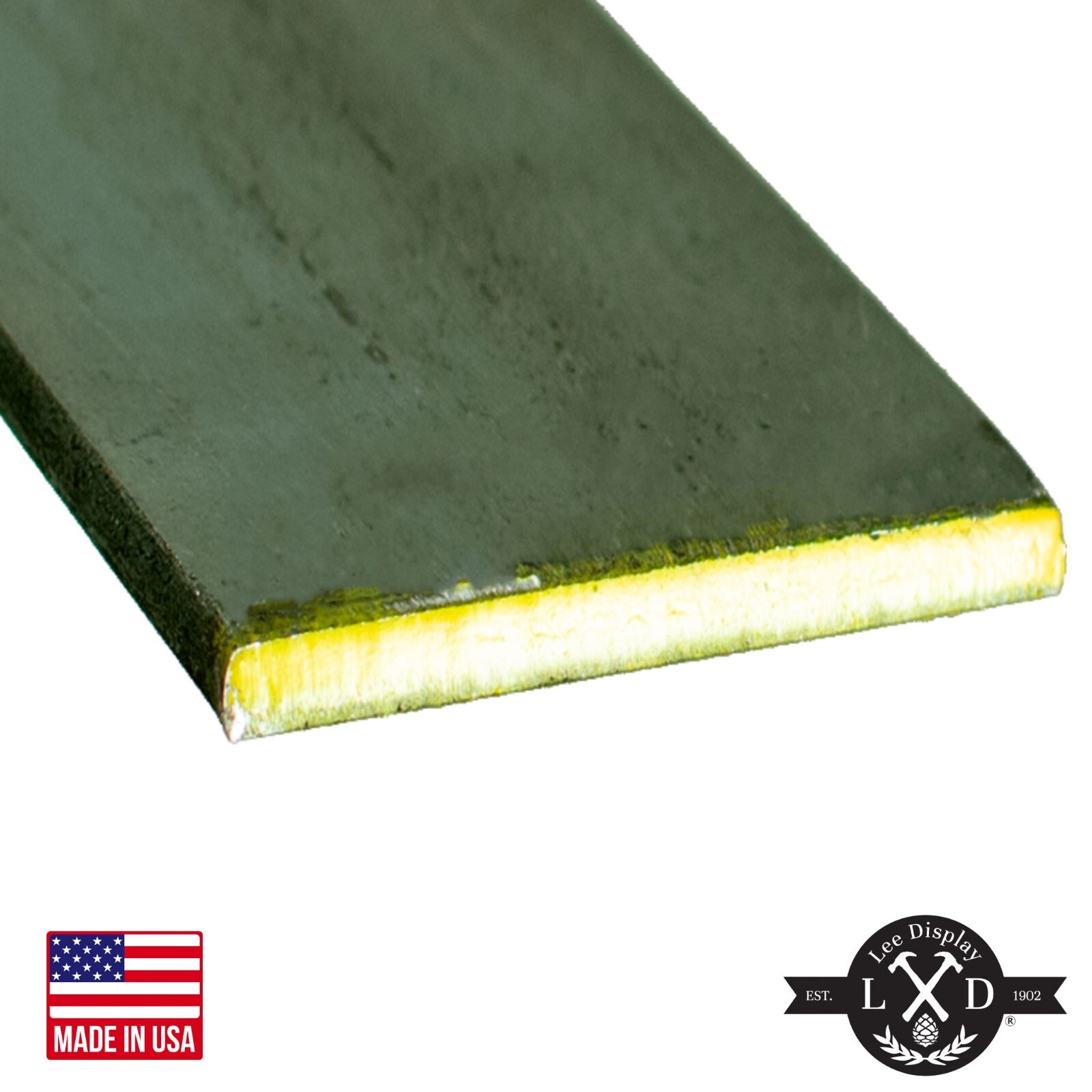 Solid Flat Bar Steel Plate – Hot Rolled Plain Metal Stock – 1/8” X 1” X 1FT