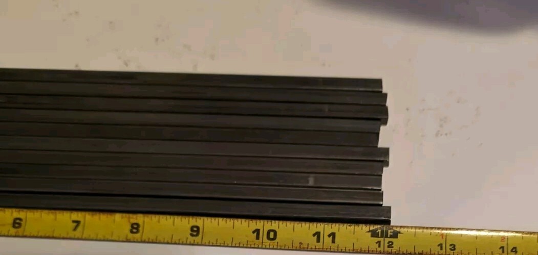 10PC Precision Brand Products 54250 Stainless Steel Key Stock 12′ x 1/4″