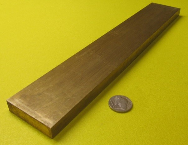 360 Brass Flat Bar 1/2″ Thick x 2.0″ Wide x 12.0″ Length