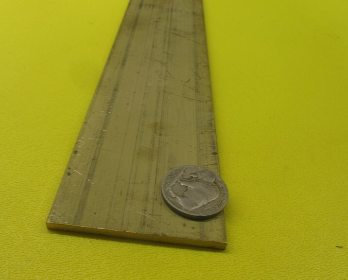 385 Brass Flat Bar 1/8″ Thick x 2.0″ Wide x 4 Foot Length