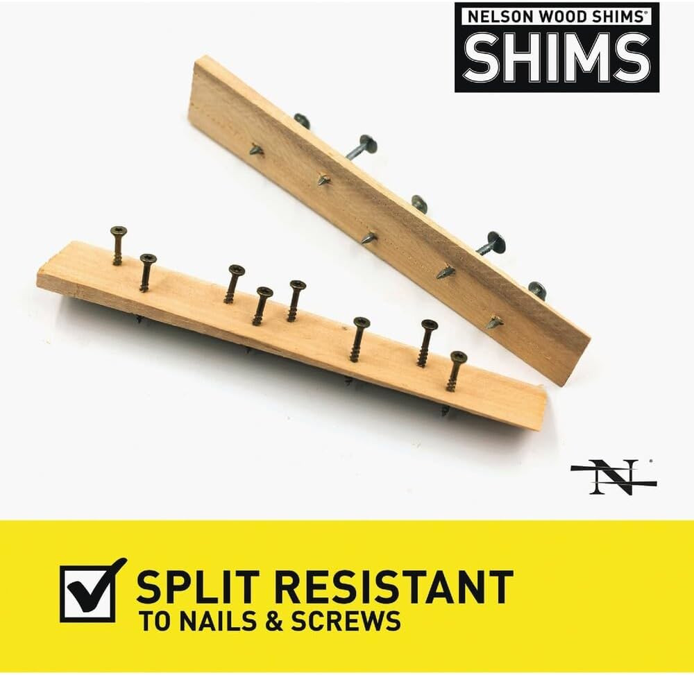 Nelson Wood Shims CSH8/56/120/Mgd 8” Bulk Contractor Shims