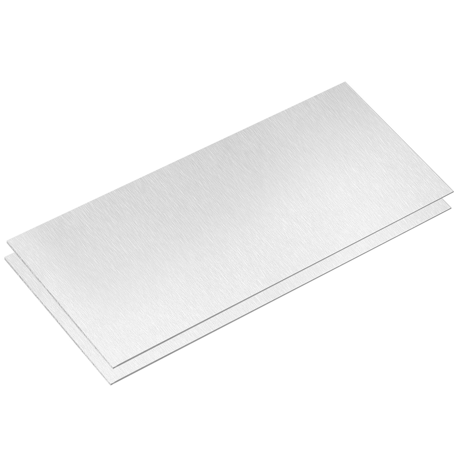 2Pcs 305mm x 150mm x 0.5mm Rectangle 5052 Aluminum Sheet Flat Metal Plate Stock