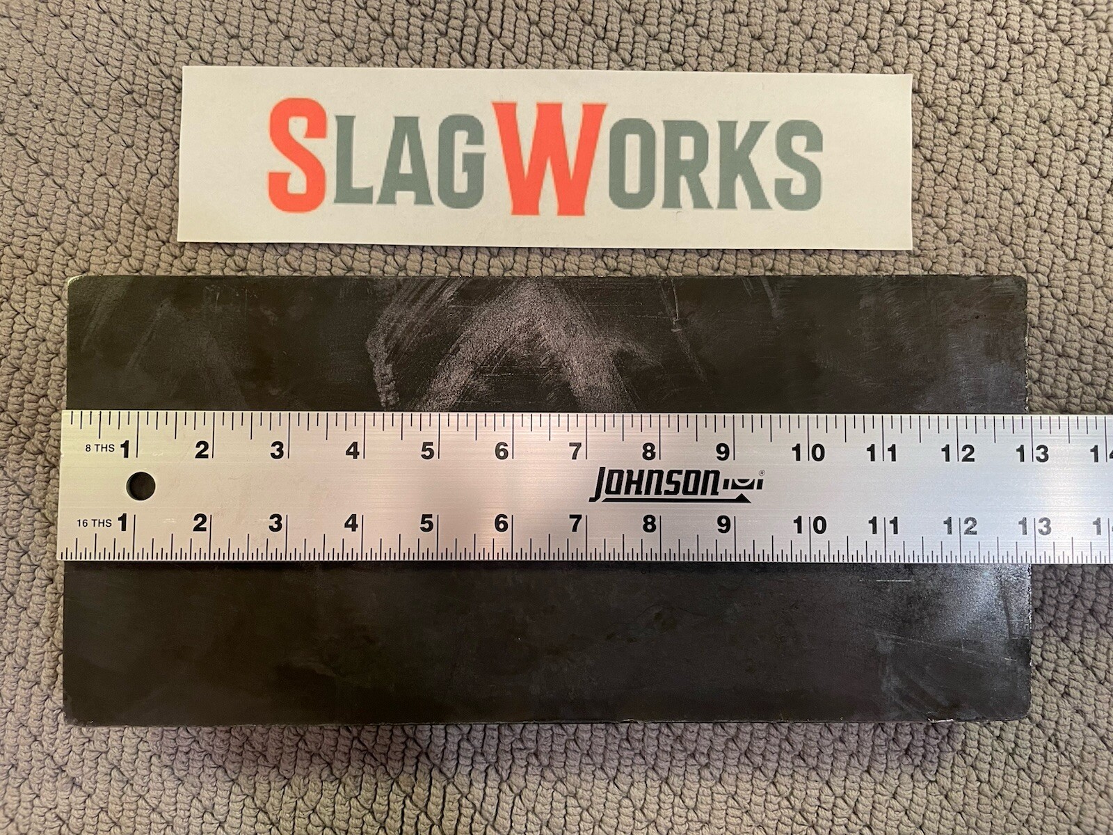 3/8x6x13 inch steel plate 6”x13” A36 Hot Roll Flat .375″ Thick